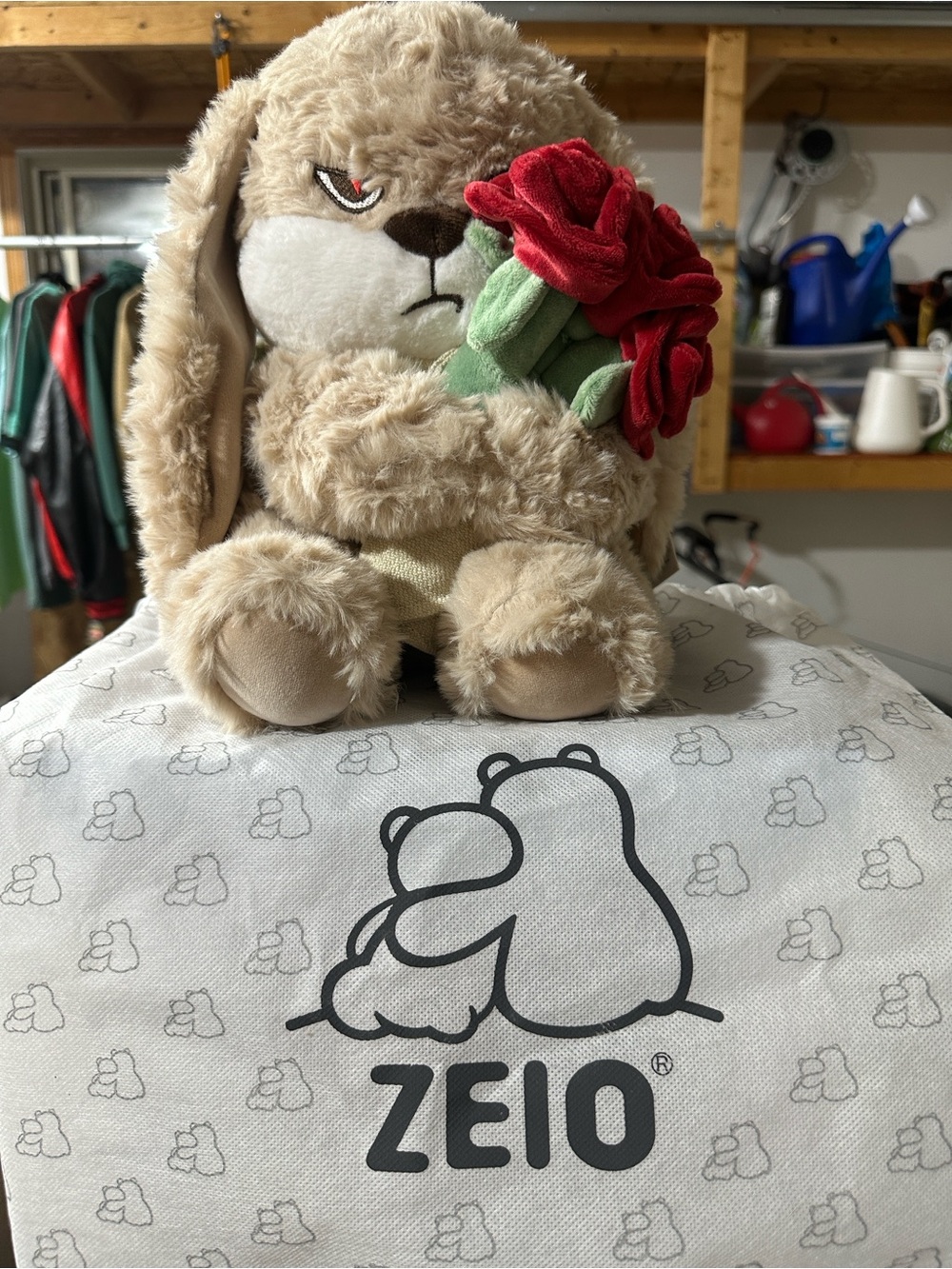 Beige Plush Bunny